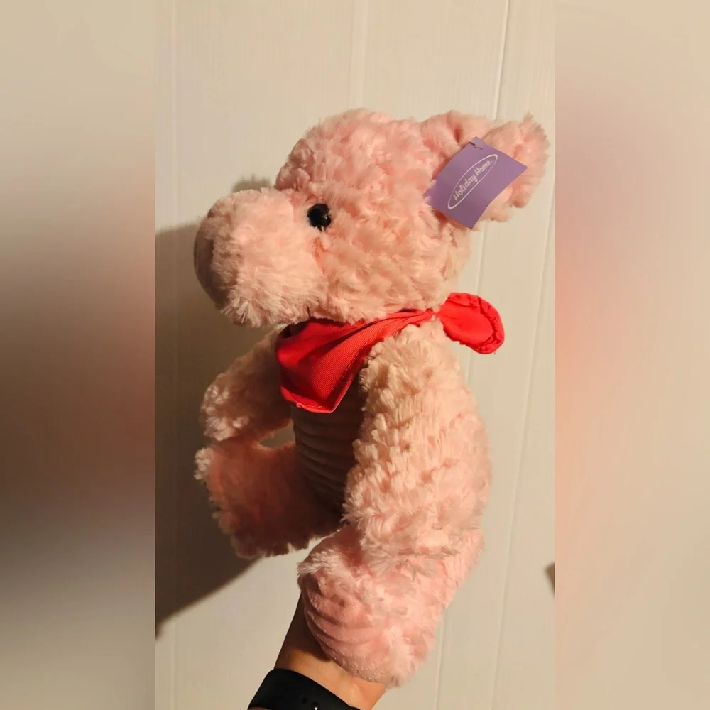 Pink Plush Pig Toy - Picture 2 of 4